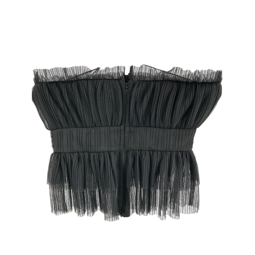 Lovers And Friends 'Barlow' Black Polyester Top Size S - Picture 3 of 4